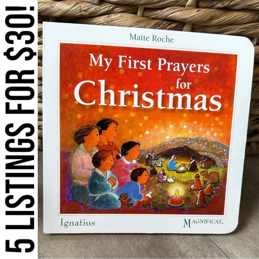 My First Prayers for Christmas Children’s Board Book Holiday Beautiful